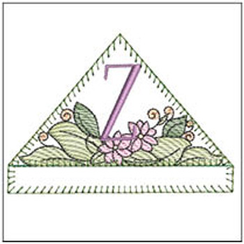 Daisy Corner Bookmark -Z  Fits a 4x4" Hoop, Machine Embroidery Pattern,