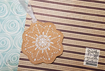 Snowflake Snap Ornament - Embroidery Designs & Patterns