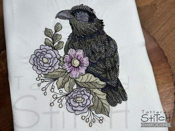 Bird of the Month - December Raven - Bundle - Embroidery Designs