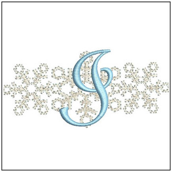 3 Snowflakes ABCs - I - Embroidery Designs & Patterns