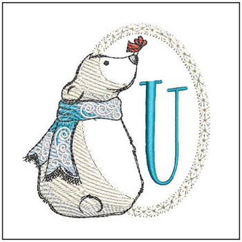  Polar Bear ABCs - U - Embroidery Designs & Patterns