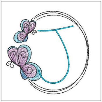 Butterflies ABCs - J - Embroidery Designs & Patterns
