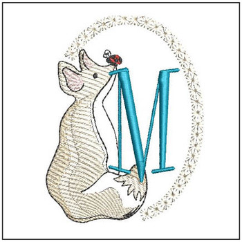 Winter Fox ABCs - M - Embroidery Designs & Patterns