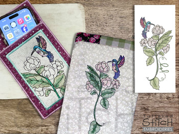 Joy Hummingbird - Embroidery Designs & Patterns