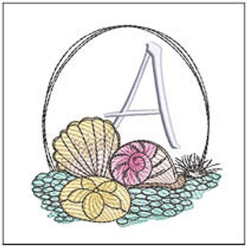 Shells ABCs Bundle - Embroidery Designs