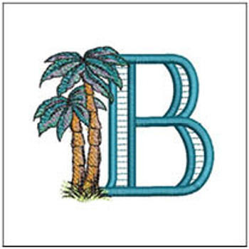 Palm Trees ABCs Bundle - Embroidery Designs