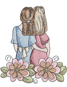 2 Sisters- Embroidery Designs