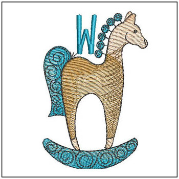 Hobby Horse ABCs - W - Embroidery Designs & Patterns