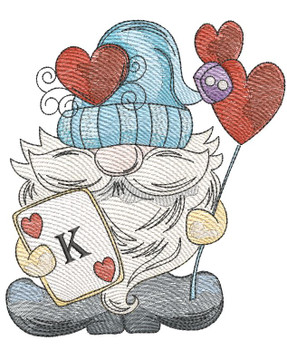 Hearts Gnome  - Embroidery Designs