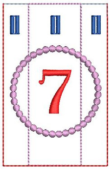 Advent Calendar #7 - Christmas - Embroidery Designs