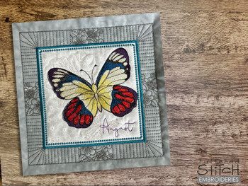 August Butterfly of the Month - Scarlet Jezebel Bundle - Embroidery Designs & Patterns