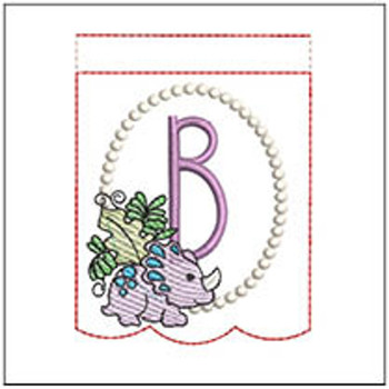 Dino ABCs Bunting Bundle - Embroidery Designs