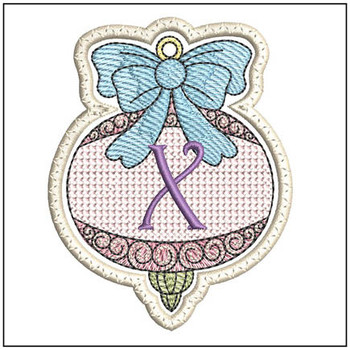  Swirls Ornament (Ornament or Coaster - In the Hoop) - ABCs - X - Embroidery Designs & Patterns