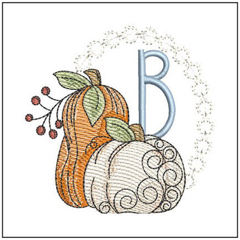 2 Pumpkins ABCs Bundle - Embroidery Designs