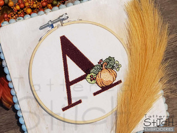 Vine Pumpkin ABCs Bundle - Embroidery Designs