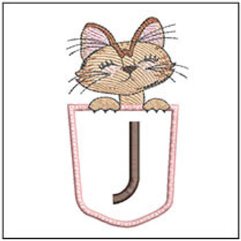 Kitty Luv Applique ABCs - J - Embroidery Designs & Patterns