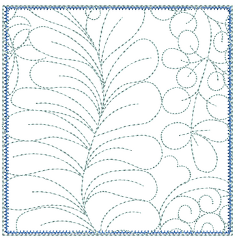 Fern Quilt Block - Embroidery Designs