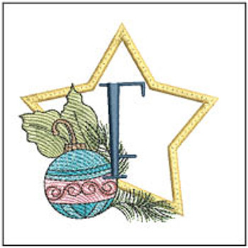 Holiday Ornament Applique ABCs - F - Embroidery Designs & Patterns