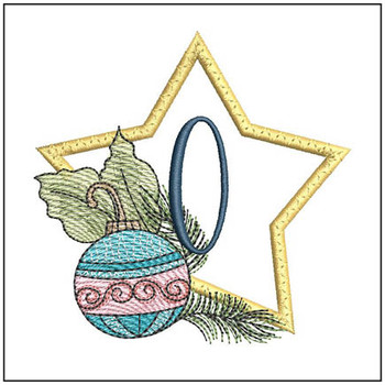 Holiday Ornament Applique ABCs - O - Embroidery Designs & Patterns