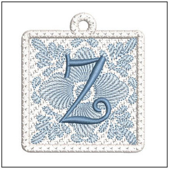 Tile Free Standing Lace ABCs - Z Embroidery Designs Tile Free Standing Lace ABCs - Z Embroidery Designs