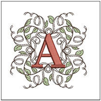 Leaf Monogram ABCs Bundle - Embroidery Designs Leaf Monogram ABCs Bundle - Embroidery Designs