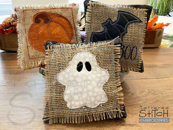 Pumpkin Mini Pillow -  Embroidery Designs