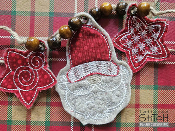Stars Garland  -  Embroidery Designs