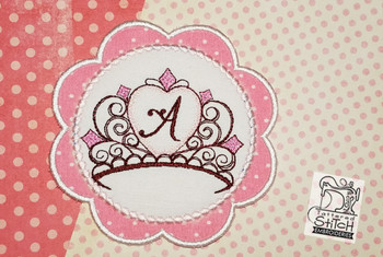 Tiara Coaster ABCs Bundle - Embroidery Designs Tiara Coaster ABCs Bundle - Embroidery Designs