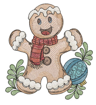 Gingerbread Man 2 - Embroidery Designs