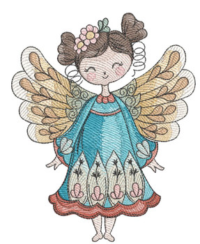 Holiday Angel 1 - Machine Embroidery Designs