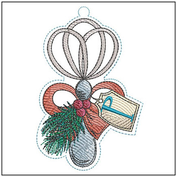 Whisk Ornament ABCs - P - Embroidery Designs