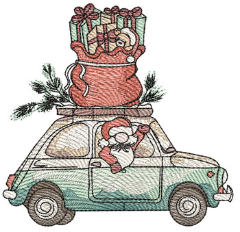 VW Gnome - Embroidery Designs