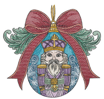 Nutcracker #2 Ornament - Machine Embroidery Designs