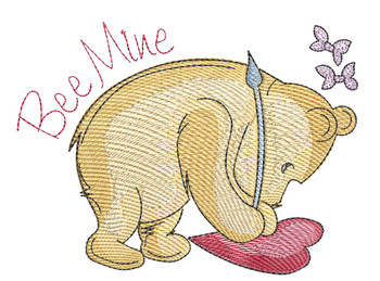 Winnie Bee Mine  - Embroidery Designs