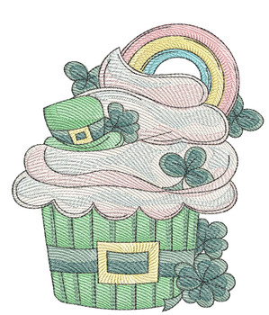 March Cupcake - Embroidery Designs