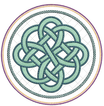 Keltic Knot Hot Pad - Embroidery Designs
