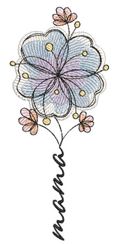 Mama Bloom - Embroidery Designs