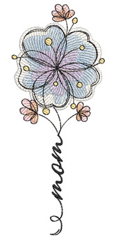 Mom Bloom - Embroidery Designs