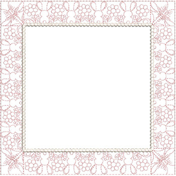 Bunny Quilt Block - Machine Embroidery Designs