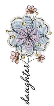 Daughter Bloom - Embroidery Designs