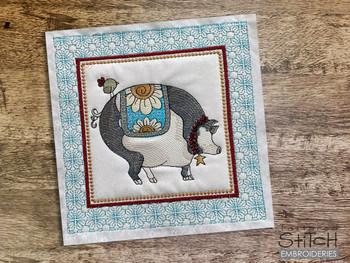 Americana Animal Quilt Block Bundle - Embroidery Designs