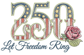 250 Freedom - Embroidery Designs