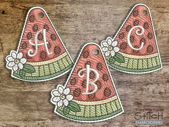 Watermelon Charm ABCs Bundle  - Embroidery Designs