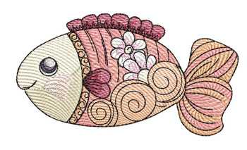 Fish 1 Embroidery Designs