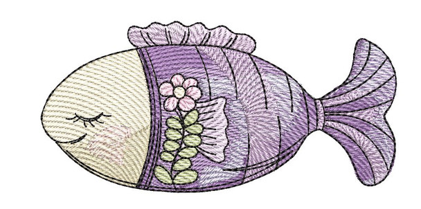 Fish #3  - Embroidery Designs