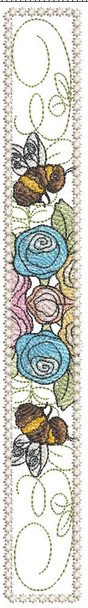 Bee Wrist Lanyard - Fits a 6x10, 8x14" Hoop - Machine Embroidery Designs