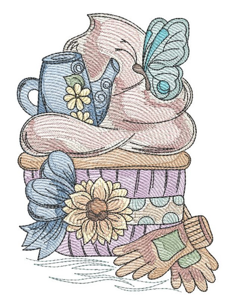 August 2026 Cupcake - Embroidery Designs