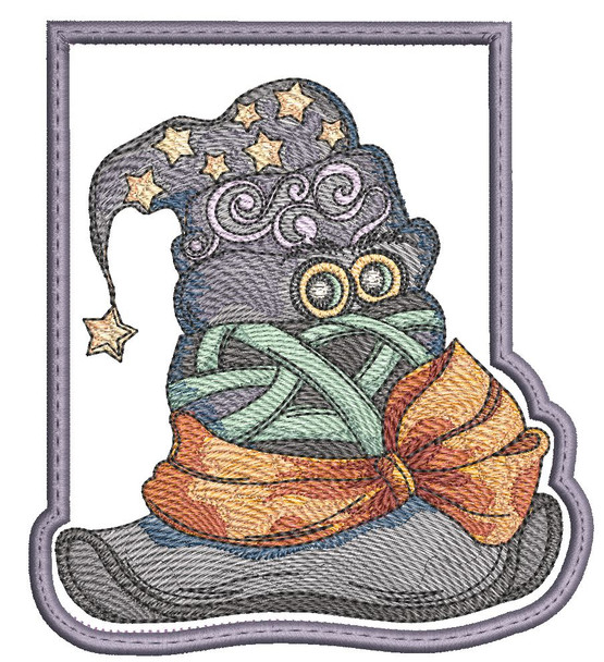 Sorting Hat Coaster - Embroidery Designs