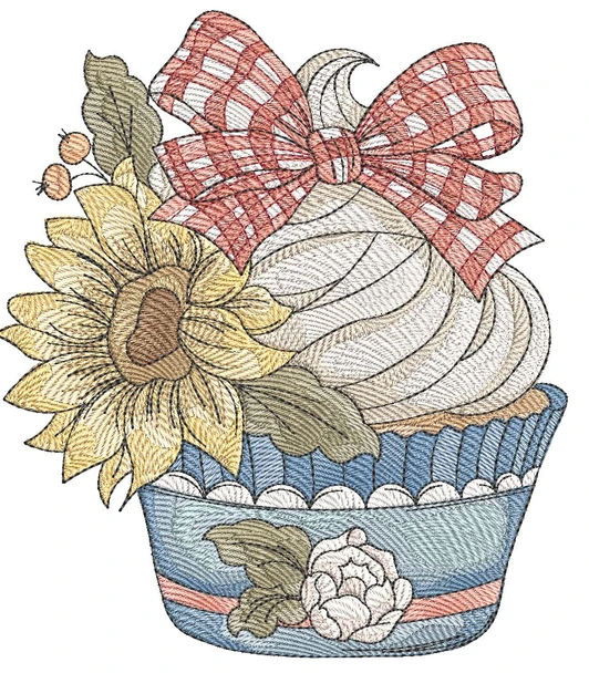 September 2026 Cupcake - Embroidery Designs