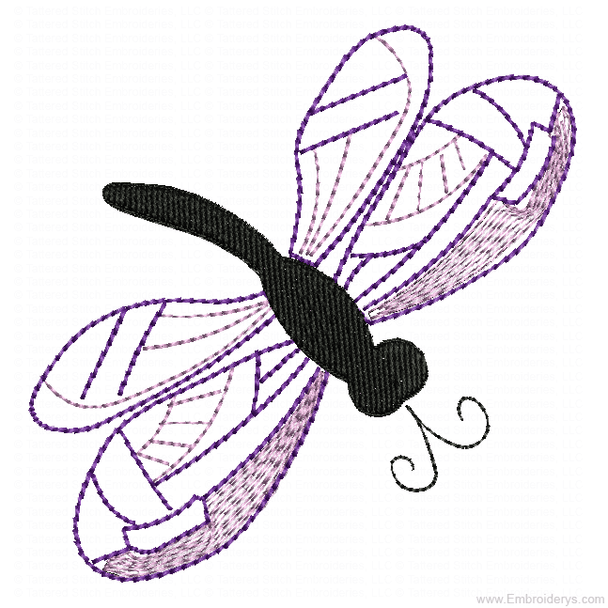 Simply Cute Dragonfly - Embroidery Designs